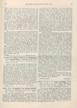 629 [Rezension] Hocking, William Ernest, The Meaning of God in Human Experience. A Philosophic Study of Religion