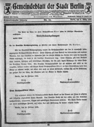1925,10: Nr. 10, 8. März 1925