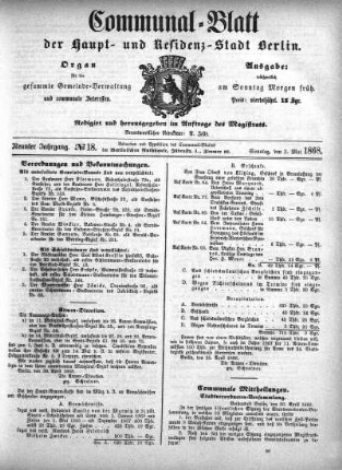 1868,18: No. 18, 3. Mai 1868