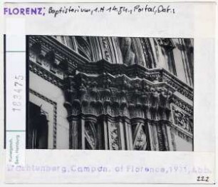 Florenz: Baptisterium, Portal