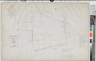 Lünern (Unna), Zusammenlegung Lünern, Bl.15 Brouillonkarte 1 Flur 2