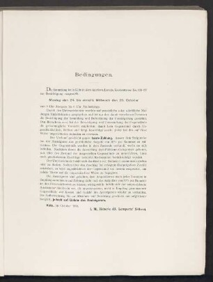 Bedingungen