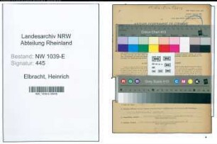 Entnazifizierung Heinrich Elbracht , geb. 28.05.1889 (Seifenhaendler)