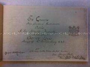 Faksimileausgabe des Autographs der Brandenburgischen Konzerte von J. S. Bach