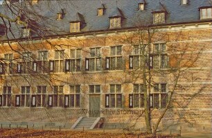 Schloß Reinbek: Hauptflügel: Gartenseite