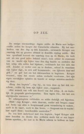 Op zee
