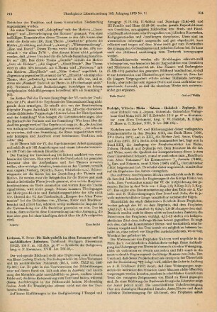 814-815 [Rezension] Rudolph, Wilhelm, Micha , Nahum, Habakuk, Zephanja