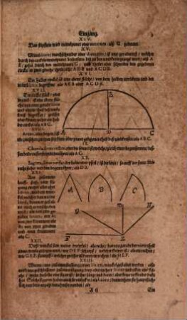 Zusammenfaßung etlicher geometrischer Aufgaben