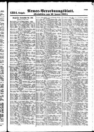 1354.Ausgabe. Freitag, 26. Januar 1917