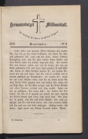 N° 9. September 1879
