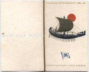 Konzertprogramm zum Matinee-Konzert auf der "Columbus" am 27. März 1938 (deutsch/englisch) - Nachlass