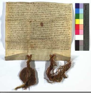 Die Landgrafen Heinrich und Hermann von Thüringen schenken dem deutschen Orden Güter zu Rieth, Griefstedt, Willstedt, Fischstedt, Günstedt, Mardor...