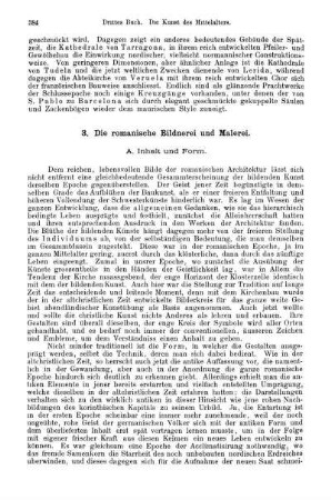 3. Die romanische Bildnerei und Malerei