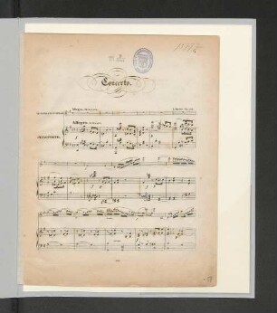 Concerto. [Pianoforte]