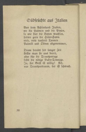 Südfrüchte aus Italien