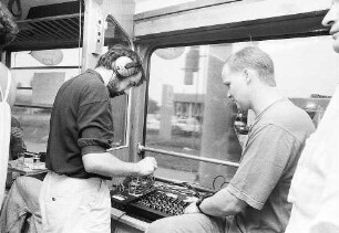 Freiburg im Breisgau: Partywagen von Radio Breisgau (SWF)