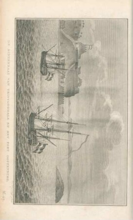 De binnenbaai van Trinconomale en het Fort Oostenburg