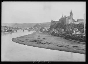 Meißen. Blick auf Meißen und das Elbtal