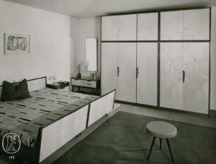 Schlafzimmer "Modell 192" der Möbelfabrik Erwin Behr