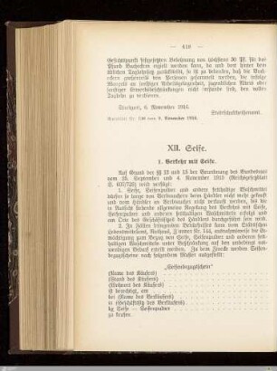 XII. Seife