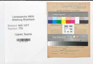 Entnazifizierung Sophie Lippert , geb. 28.06.1912 ()