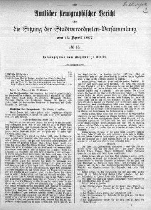 No. 15, 15. April 1897
