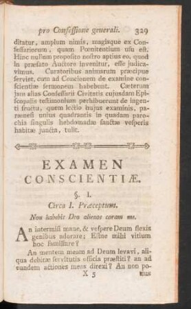 Examen Conscientiae