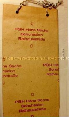 Papiertragetasche "Schuhsalon Hans Sachs"