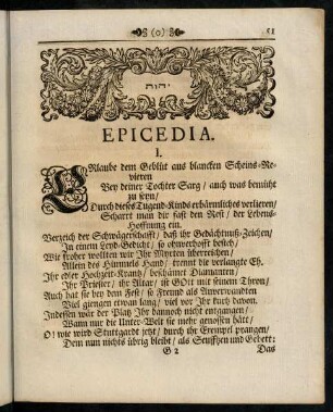 51-72, Epicedia.