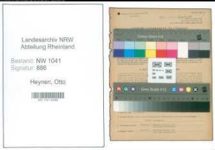 Entnazifizierung Otto Heynen , geb. 11.02.1889 (Kaufmann)