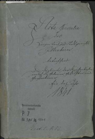 Kirchenbuchduplikate der Stadt- und Landgemeinde Ibbenbüren und den Gemeinden Brochterbeck, Halverde, Hopsten, Ibbenbüren, Mettingen, Recke und Schale, Kreis Tecklenburg (GHT 1839). (Gemeinde: Ibbenbüren)