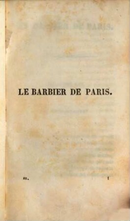 Oeuvres complètes de Ch. Paul de Kock. 37, Le Barbier de Paris ; t. 3