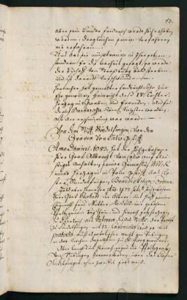 13-25, 1083 Von dem Stift Sindelfingen von den Grafen von Calw gestiftet - Folgen etliche Grafen zu Württemberg