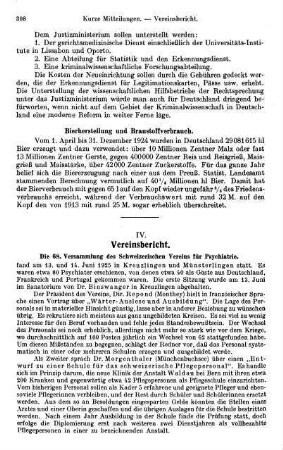 308-310, IV. Vereinsbericht