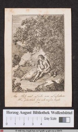 Aus Stolz und Liebe von La Fontaine. Wie glücklich bin ich riefen Beide.