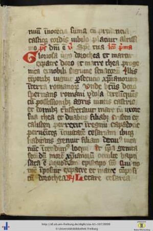 [1r - 8r] Officium de s. Dorothea.