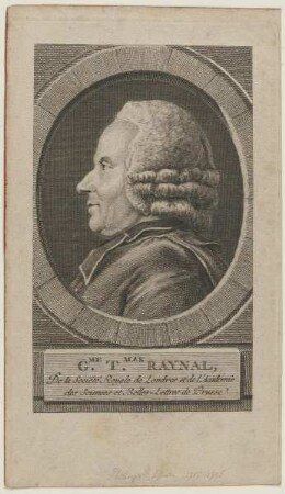 Bildnis des Guillaume Thomas François Raynal