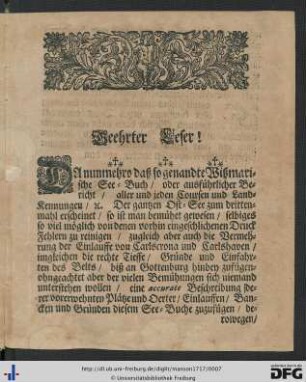 Geehrter Leser!