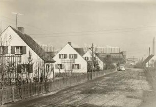 Lauchhammer-West, Werksiedlung mit Großkokerei