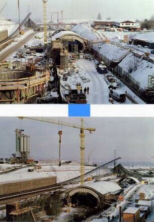 Engelbergbasistunnel Baustelle Nord