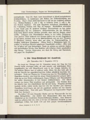 b) Die Angriffsschlacht bei Cambrai