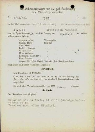 Schöll, Walther