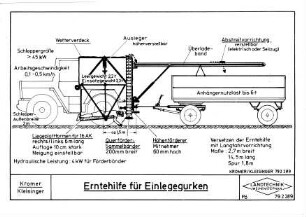 Erntehilfen für Einlegegurken