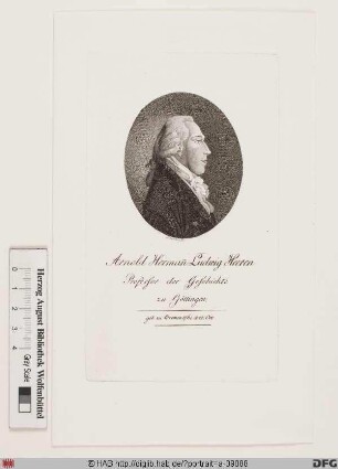 Bildnis Arnold (Hermann Ludwig) Heeren
