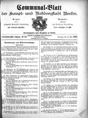1886,20: No. 20, 16. Mai 1886