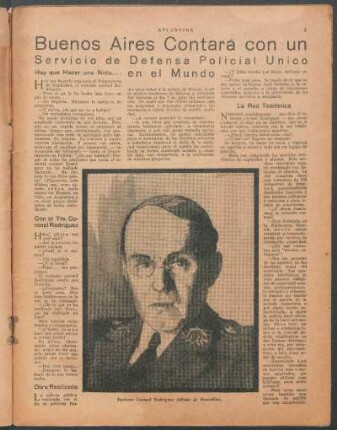 Buenos Aires contará con un Servicio de Defensa Policial unico en el mundo