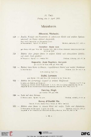 Miniaturen (Nr. 520-632)