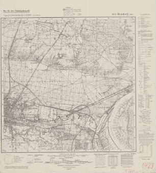 2874 Bromberg (Ost), Topographische Karte 1:25000 (4cm - Karte)