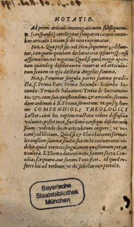 Tota Theologia S. Thomae abbreviata