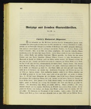 Auszüge aus fremden Gartenschriften.